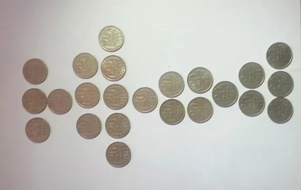 монеты СССР 1, 2, 3, 5, 10, 15, 20, 50 копеек  3